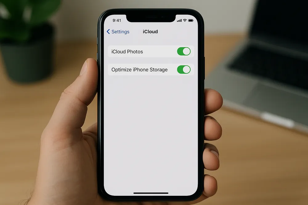 Optimizacion de iCloud